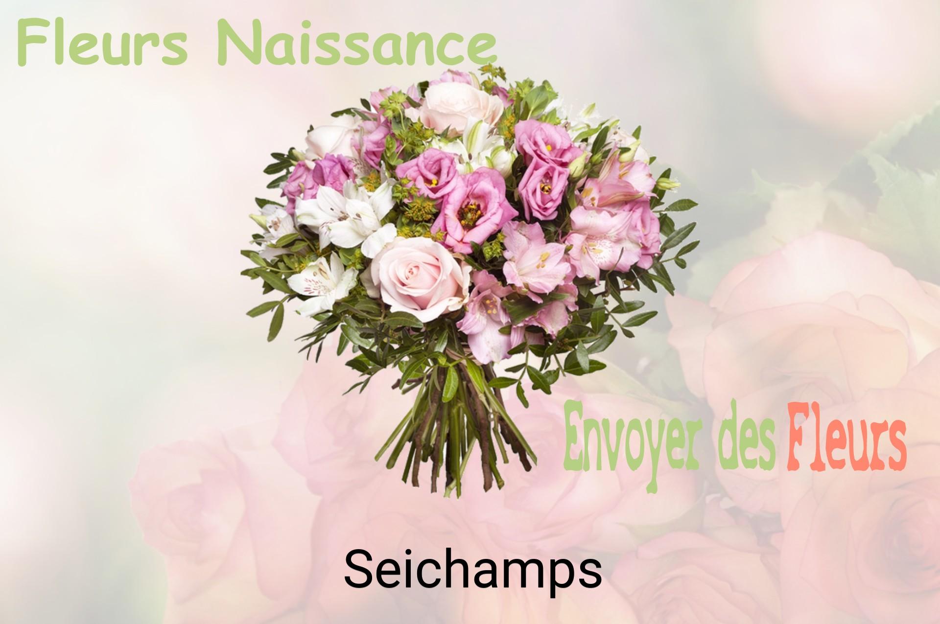 Bouquet de fleurs de naissance livré à Seichamps
